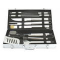 10 Piece Stainless BBQ Tool Set w/ Aluminum Case